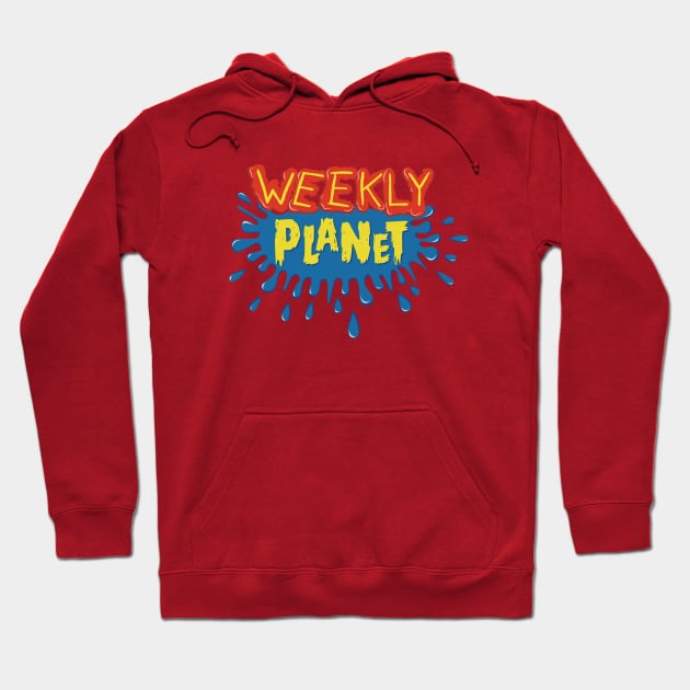 Weekly Planet vs Art Attack Hoodie by Weekly Planet Posters